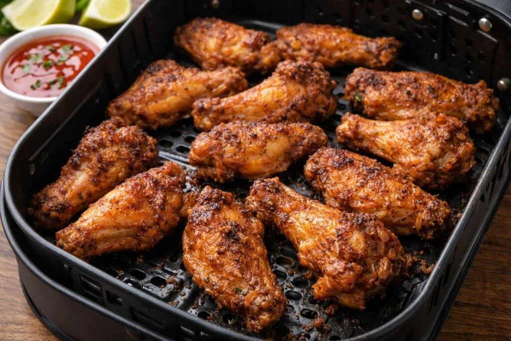Air Fryer Crispy Chicken Wings (27 Minutes)