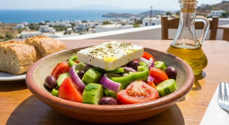 5-Minute Authentic Greek Horiatiki Salad Recipe