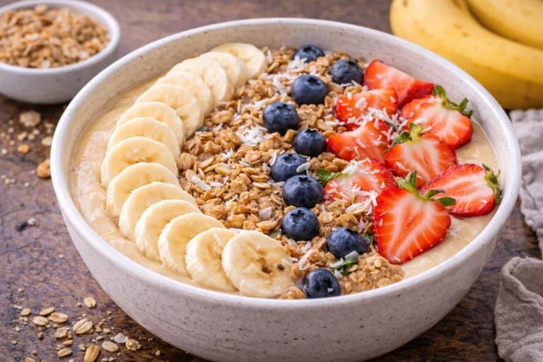 5-Minute Banana Smoothie Bowl