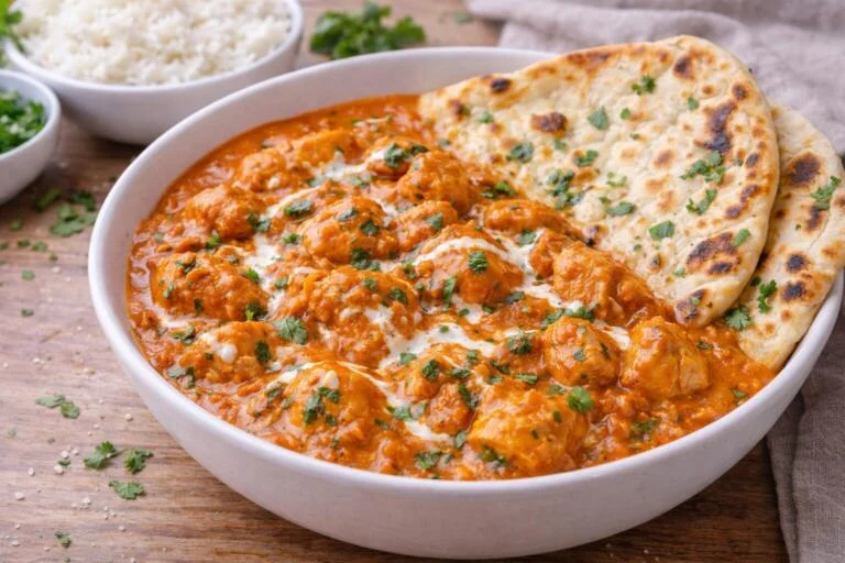 Butter Chicken with Naan (30 Minutes)