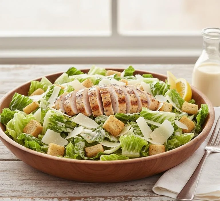 5-Minute Chicken Caesar Salad