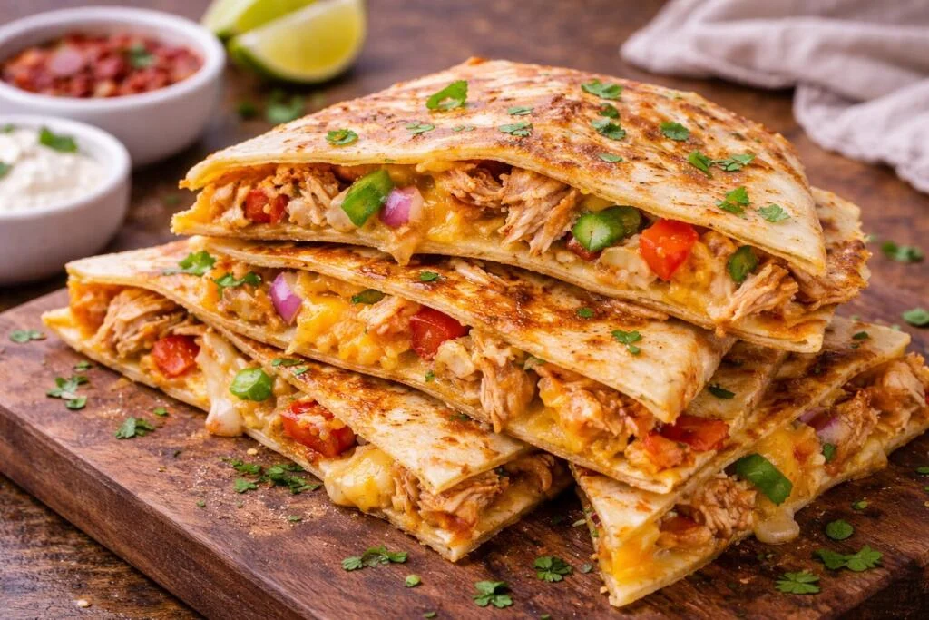 Chicken Quesadilla (10 Minutes)
