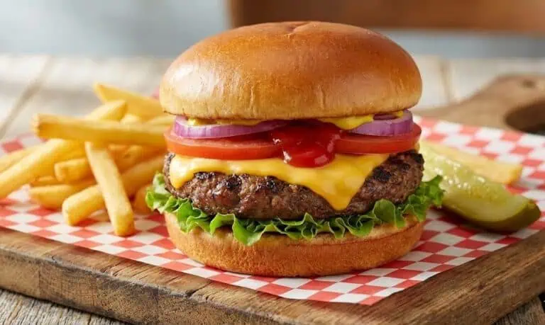 Classic American Cheeseburger Recipe (17 Minutes)