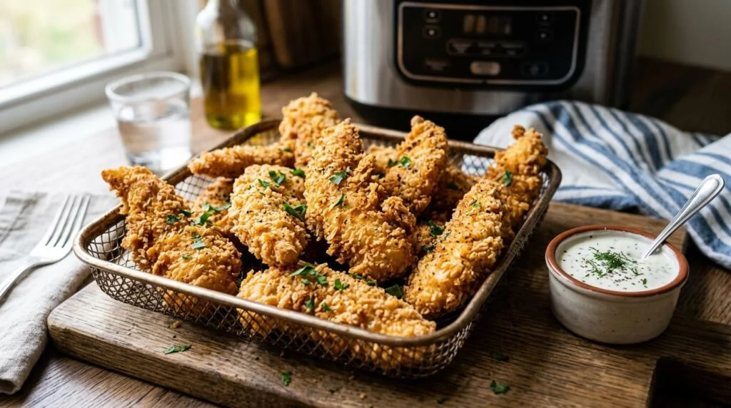Crispy Air Fryer Chicken Tenders (20 Minutes)