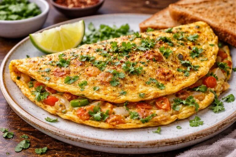 5-Minute Desi Masala Omelette