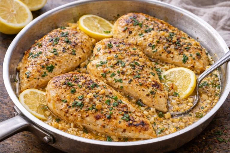 Garlic Butter Chicken Breast (17 Minutes)