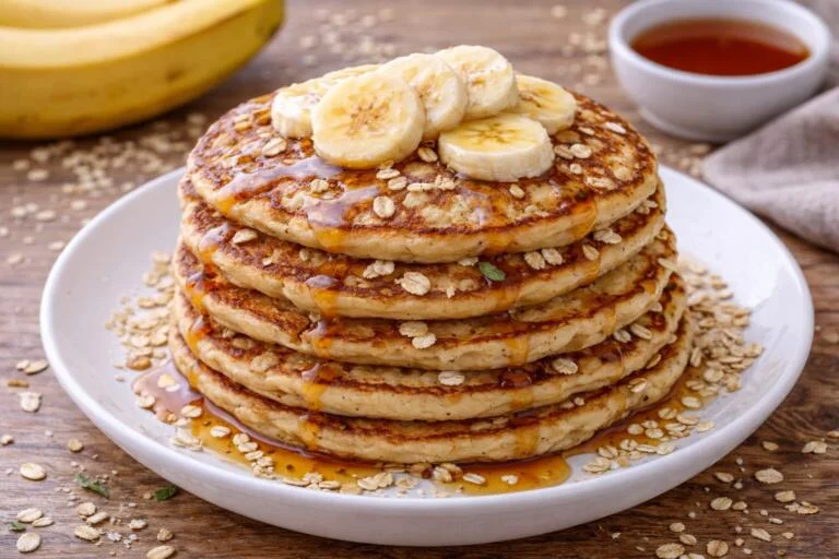 Gluten-Free Banana Oat Pancakes (15 Minutes)