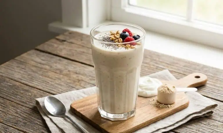 5-Minute Greek Yogurt Protein Smoothie Recipe