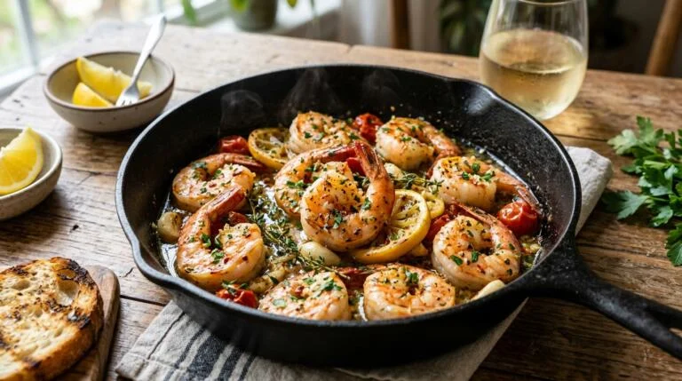 5-Minute Lemon Garlic Butter Shrimp