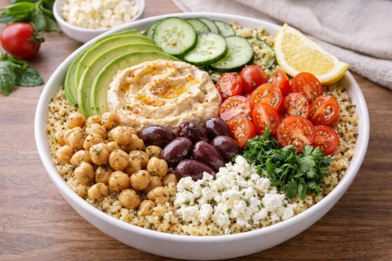 5-Minute Mediterranean Quinoa Power Bowl