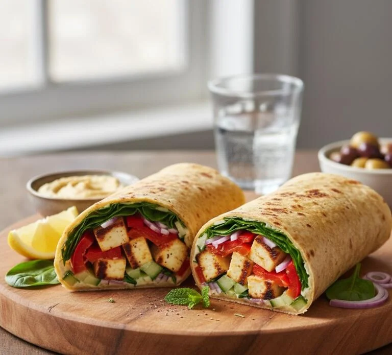 5-Minute Mediterranean Wrap