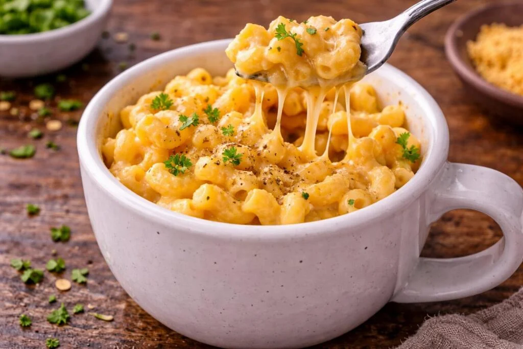 5-Minute Microwave Mac and Cheese