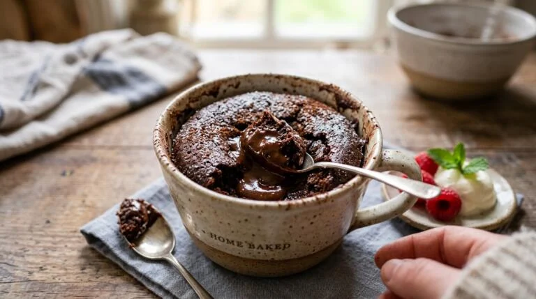 5-Minute Molten Chocolate Mug Cake