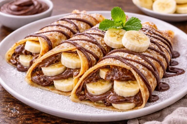5-Minute Nutella Banana Crepes