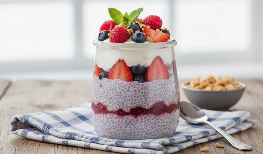 5-Minute Overnight Chia Pudding