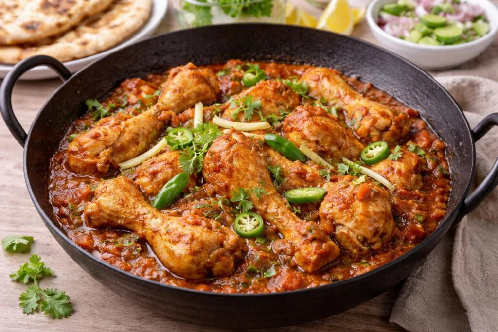 Pakistani Chicken Karahi (40 Minutes)
