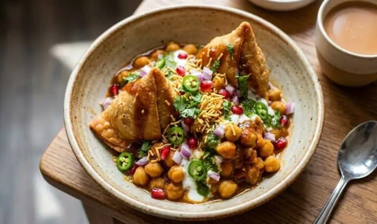 Pakistani Desi Samosa Chaat (20 Minutes)