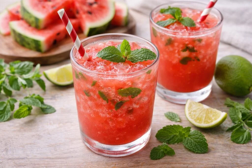 5-Minute Refreshing Watermelon Mint Cooler