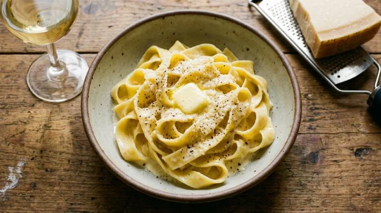 Authentic Italian Fettuccine Alfredo