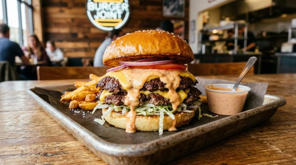 Classic Beef Smashburger with Secret Sauce