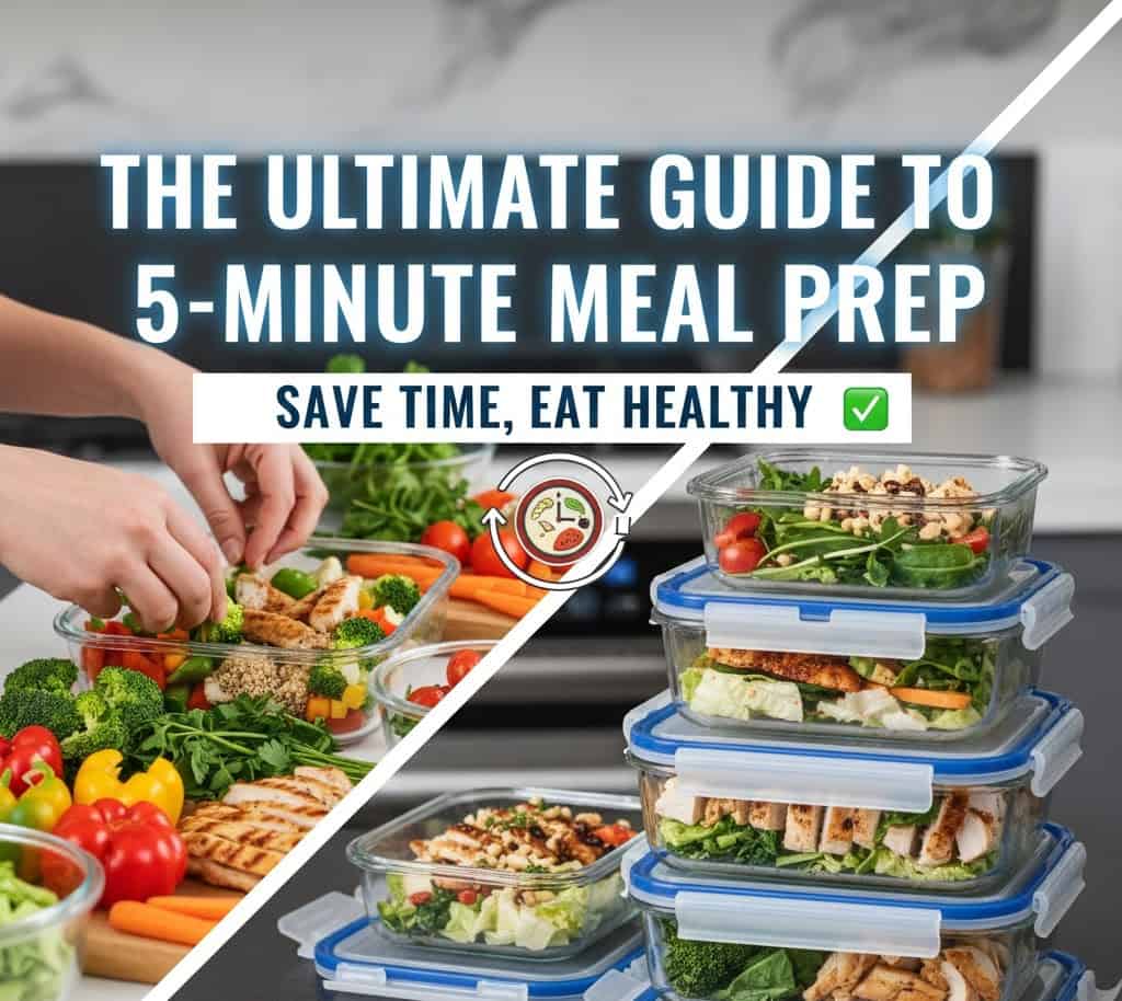 Quick Prep Time The Ultimate Guide to 5-Minute Meal Prep: Save Time, Eat Healthy β 5 ...