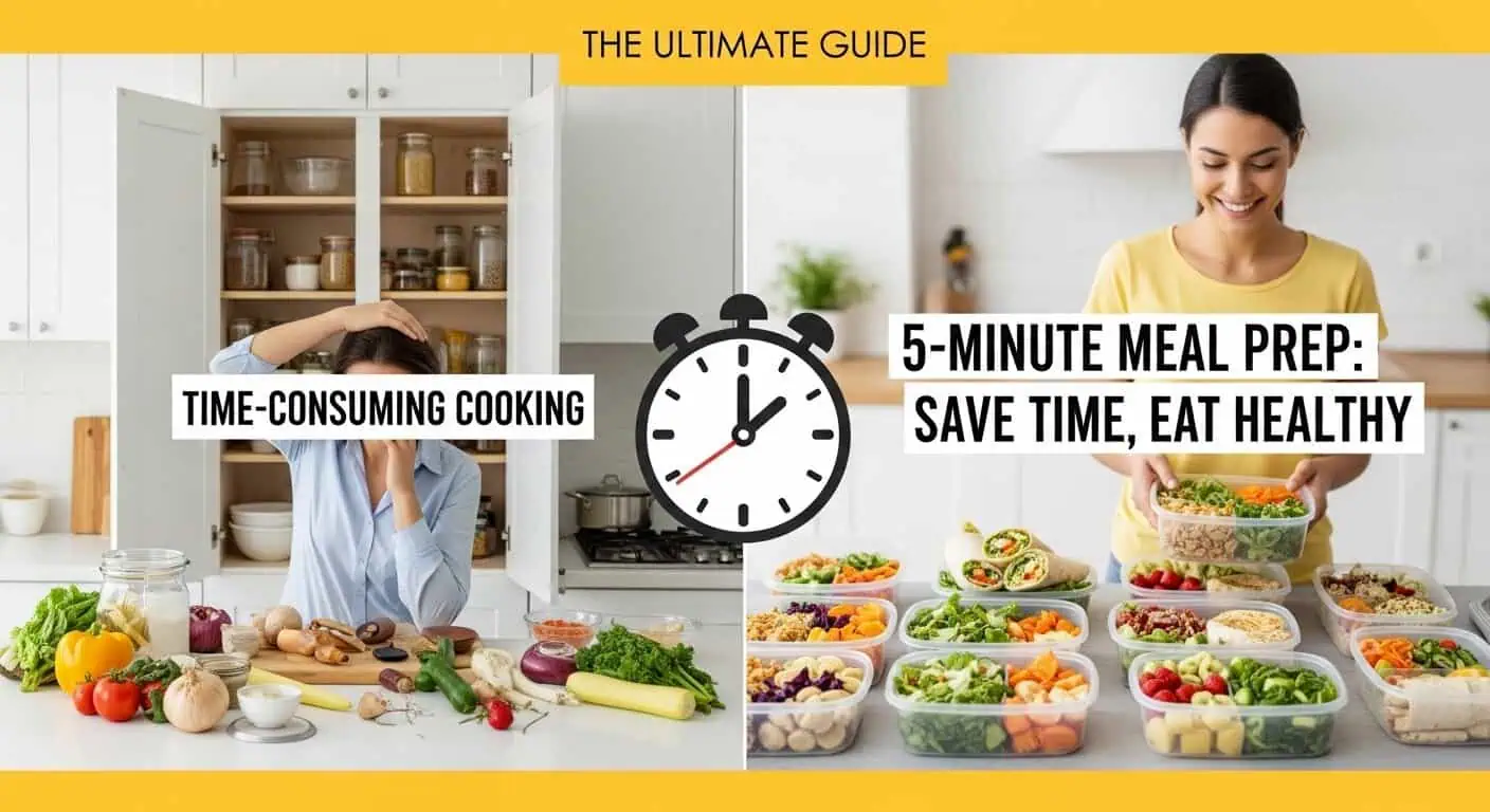 The Ultimate Guide to 5-Minute Meal Prep Save Time, Eat Healthy