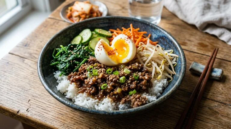 5-Minute Korean Ground Beef Bowl