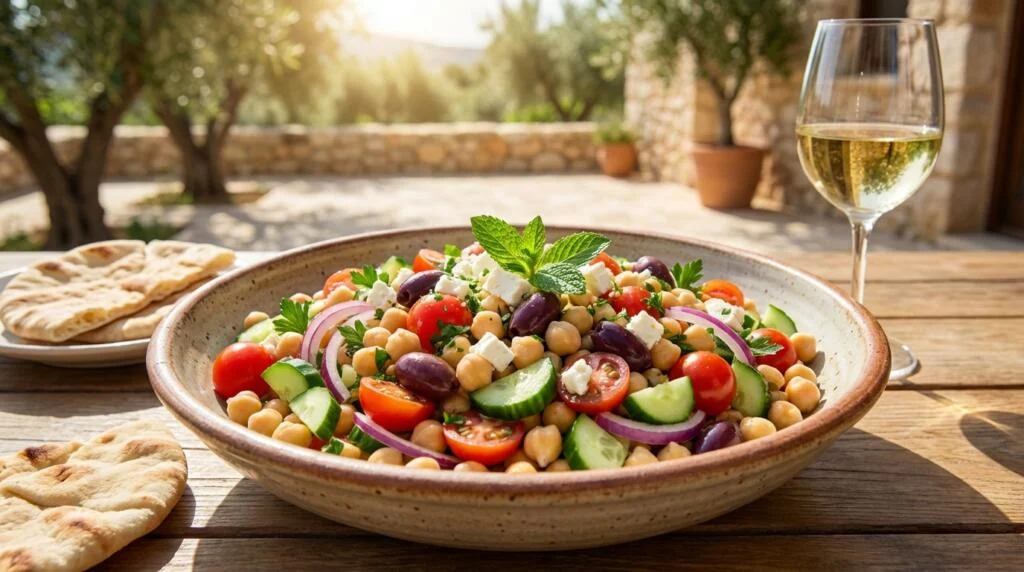 5-Minute Mediterranean Chickpea Salad