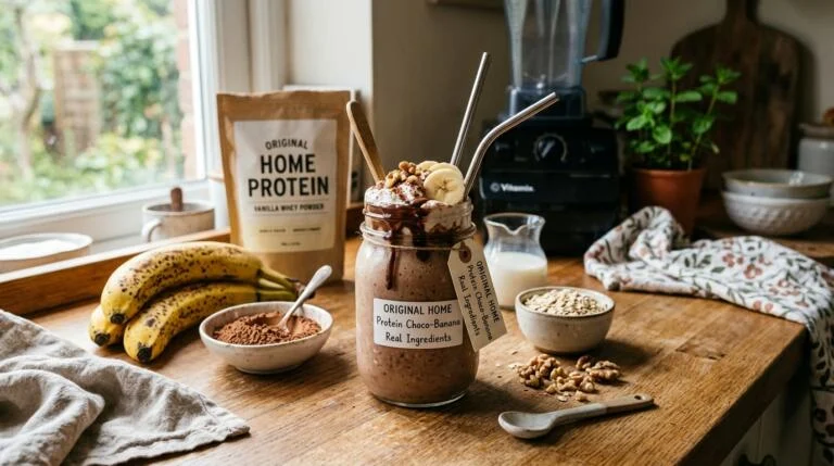 5-Minute Protein Choco-Banana Shake