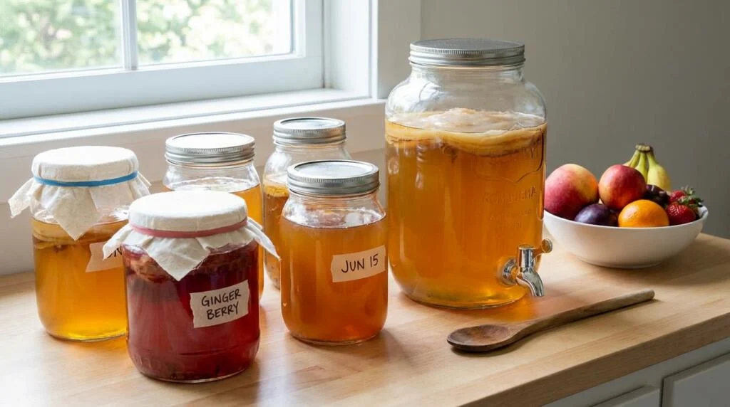 Homemade Kombucha