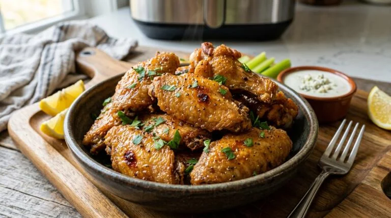 Quick & Crispy Air Fryer Chicken Wings