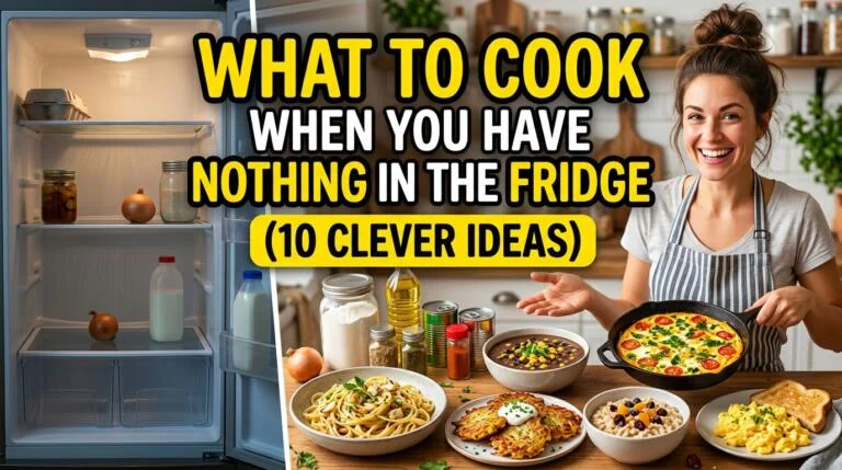 What to Cook When You Have Nothing in the Fridge (10 Ideas)