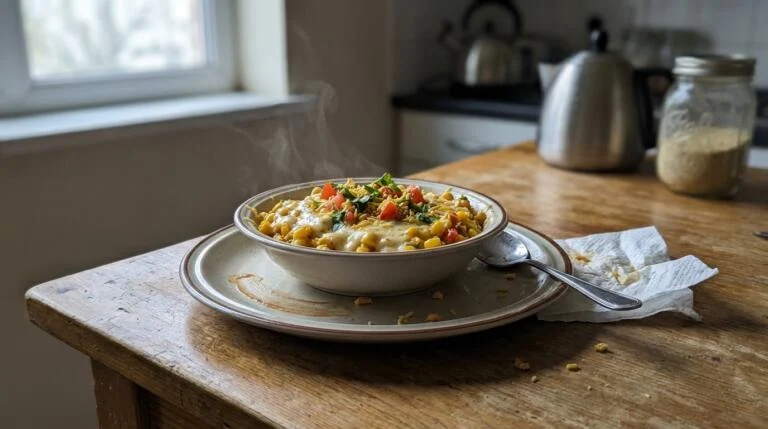 Cheesy Corn Chaat