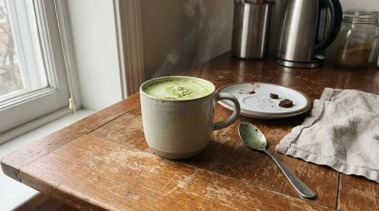 Matcha Latte Without a Blender