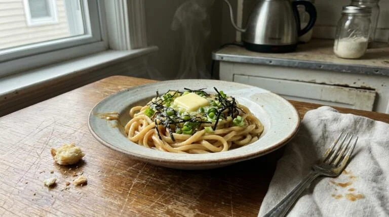 Miso Butter Udon Noodles