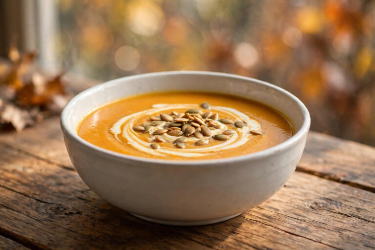 Creamy Butternut Squash Soup (20 Minutes)