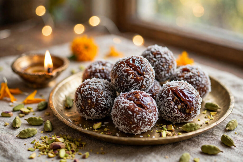 No-Bake Date and Nut Bites (15 Minutes)