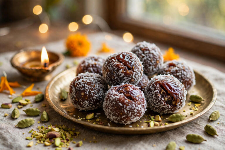 No-Bake Date and Nut Bites (15 Minutes)