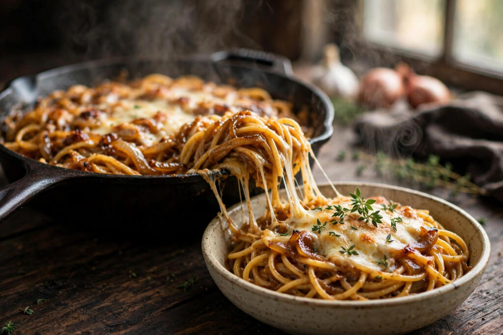 One-Pot French Onion Pasta (30 Minutes)