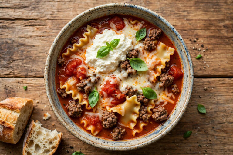 One-Pot Viral Lasagna Soup (30 Minutes)