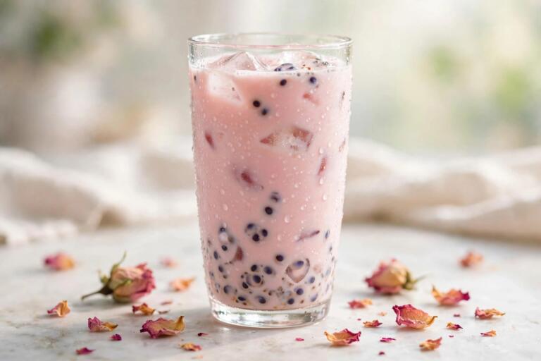 5-Minute Rose Milk (Pakistani Style)