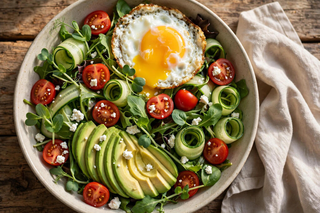 Viral Salad for Breakfast (10 Minutes)