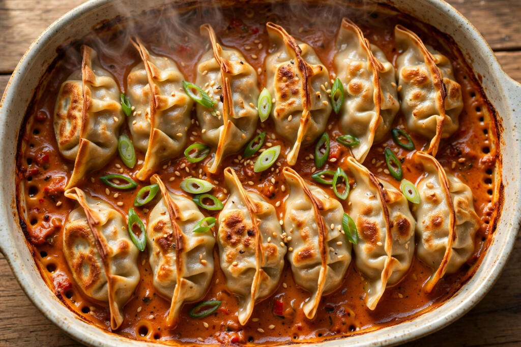 Viral Gyoza Bake (35 Minutes)