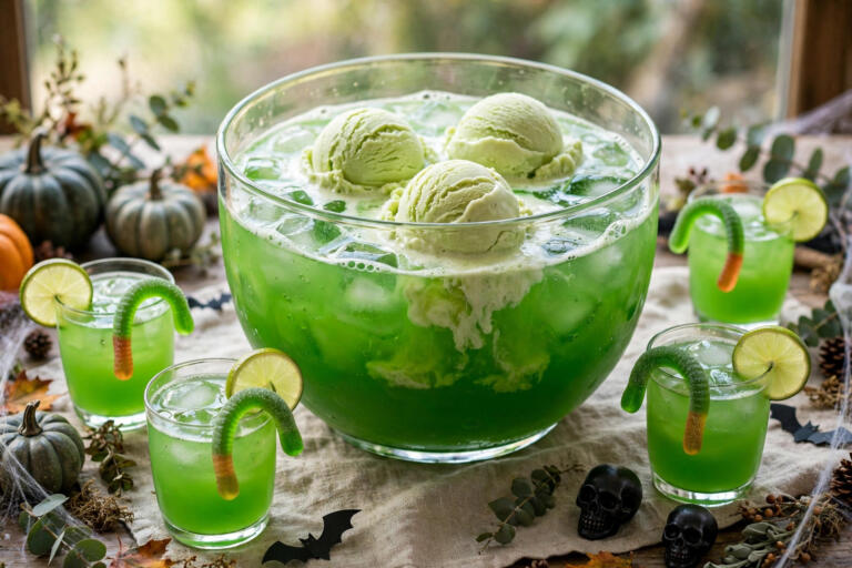 Witches Brew Halloween Punch (10 Minutes)
